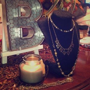 3 necklace and earring set🍂🍂🍂